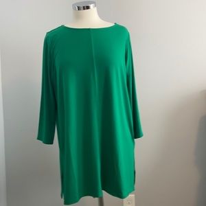 Kelly green tunic